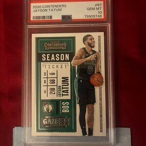 Jason Tatum panini Contenders Basketball Card - mint grade 10